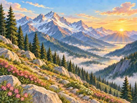 Alpine Sunrise — finished reference painting