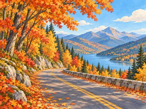 Autumn Road — finished reference painting