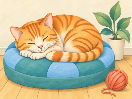 Cat on a Cushion — finished reference painting