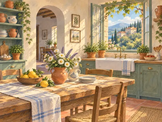 Cottage Kitchen — finished reference painting