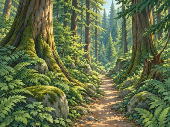 Deep Woods — finished reference painting