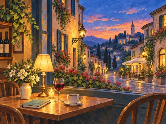 Evening Café — finished reference painting
