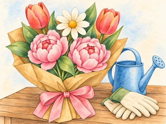 Flower Market Bouquet — finished reference painting