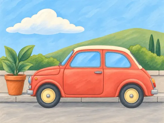 Little City Car — finished reference painting