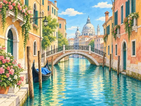 Venice Canal — finished reference painting